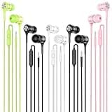 LWZCAM Wired Earbud 5 Pack with 3.5mm Stereo Headphones with Microphone
