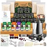 Scented Candle Making Kit for Adult with Electric Wax Melter & Soy Wax Etc | FAIRYELF Candle Making Set for Beginner Includes Complete Supplies, Make Your Own Candle Kit for Home Decor & Gift Making
