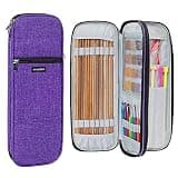 MYBAGZING Knitting Needles Case (up to 14 Inches), Knitting & Crochet Accessory Organizer